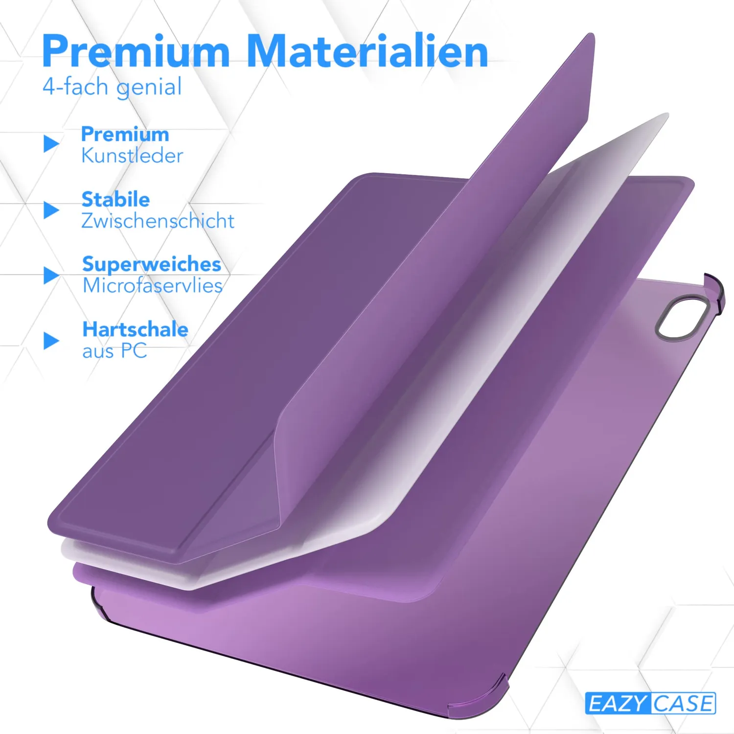 EAZY CASE iPad 11" A16 2025 Smart Cover Hülle Lila