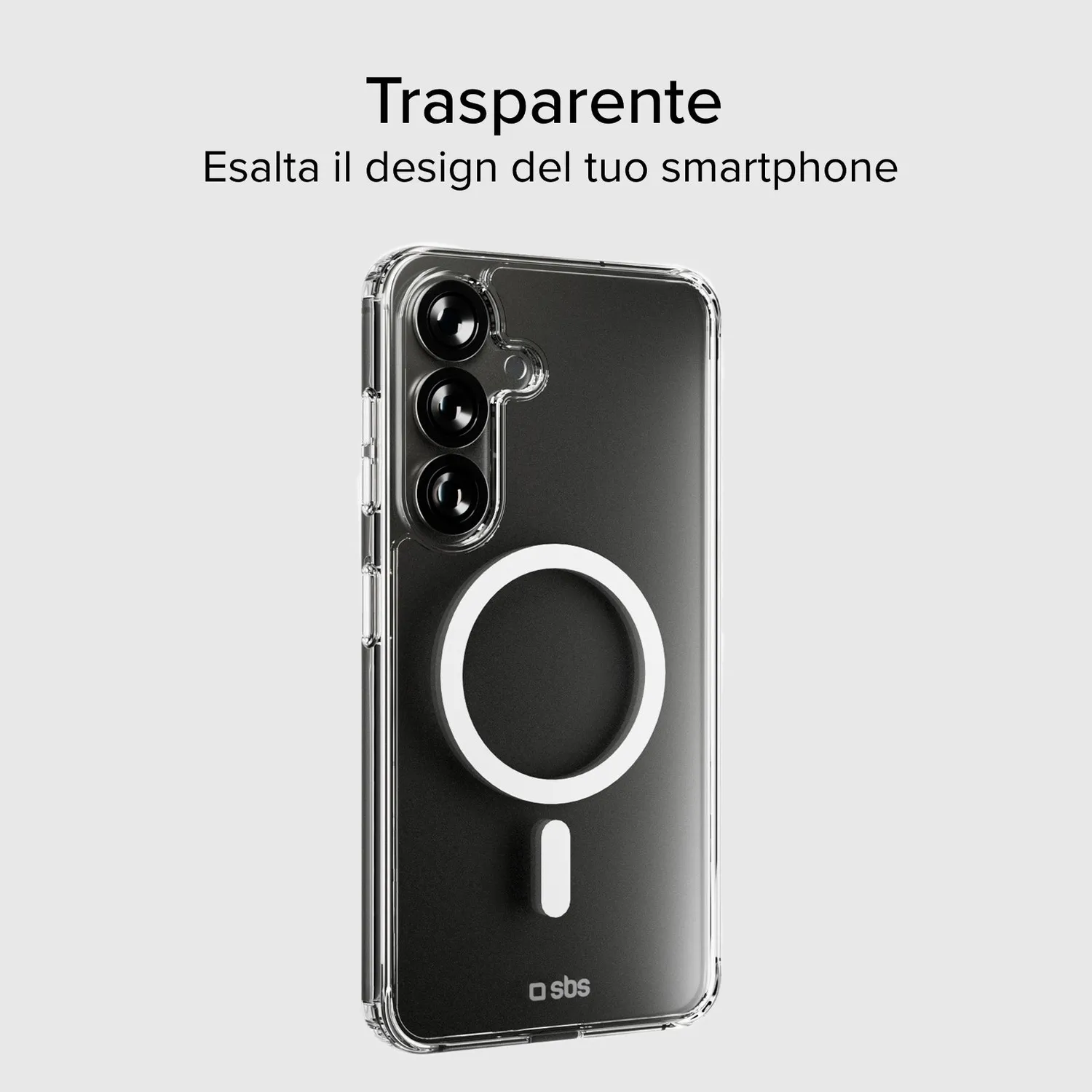 SBS Samsung Galaxy S25 Hülle transparent magnetisch