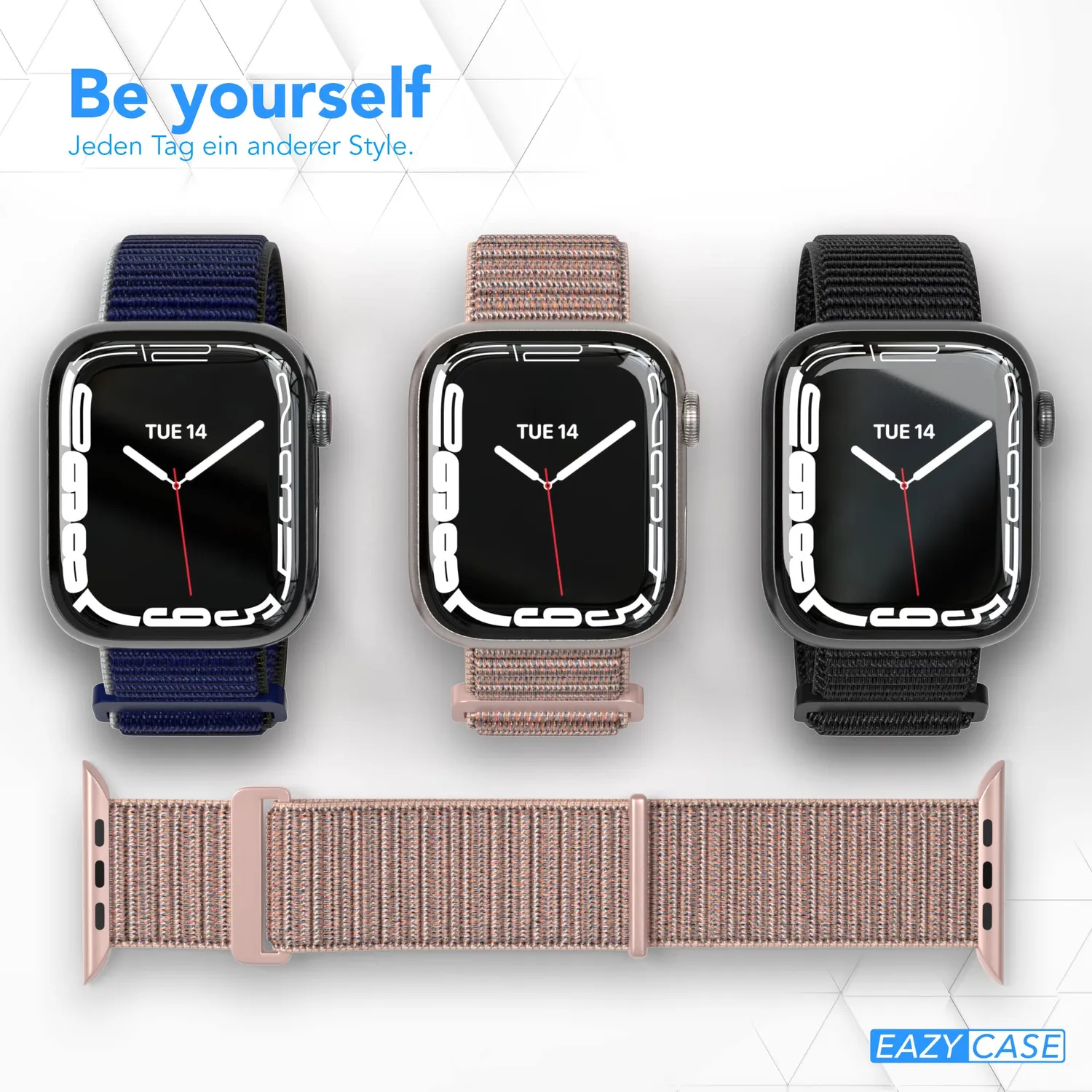 EAZY CASE Sport Loop Armband 40mm/41mm Gold Nylon