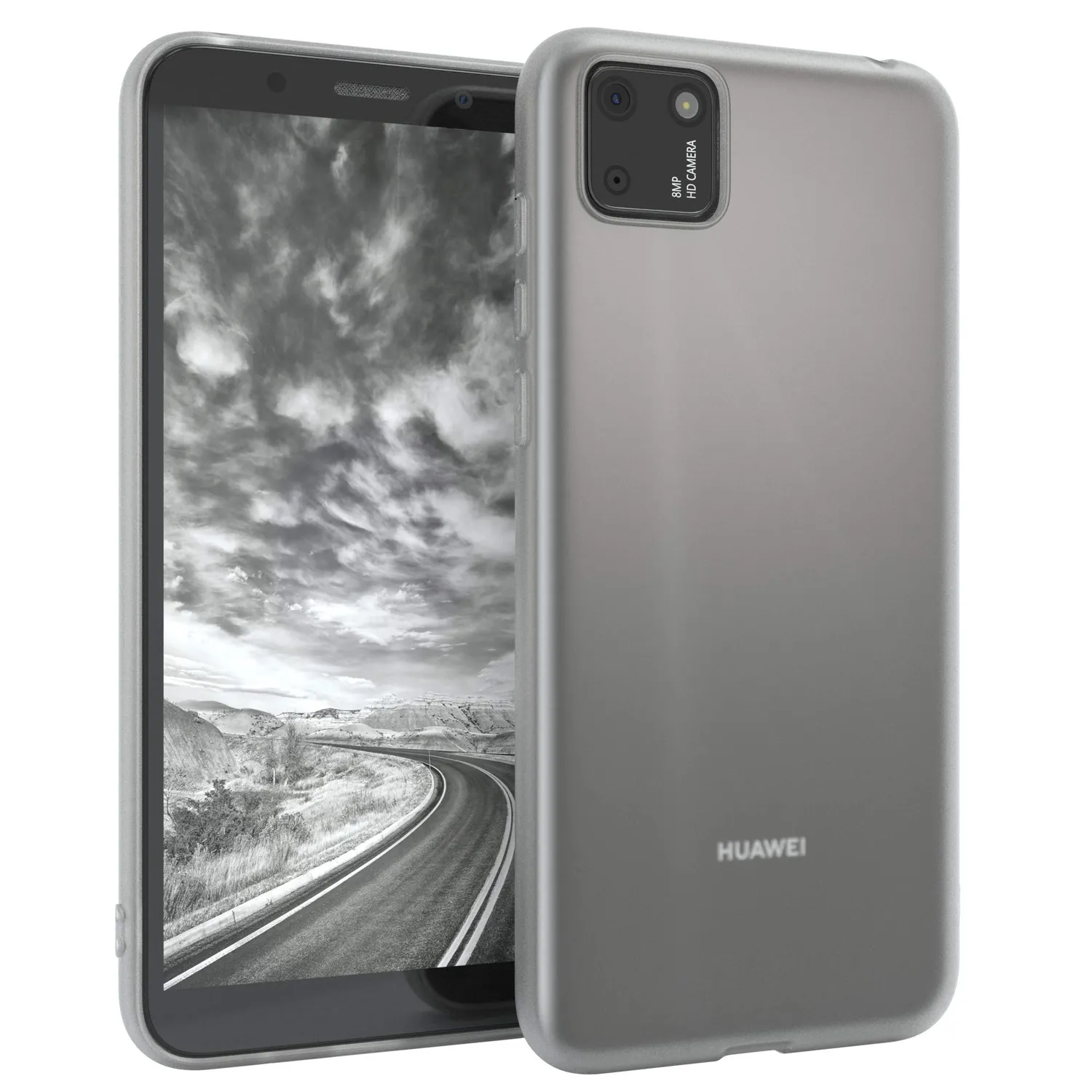 EAZY CASE Huawei Y5P Klapphülle Schwarz Book