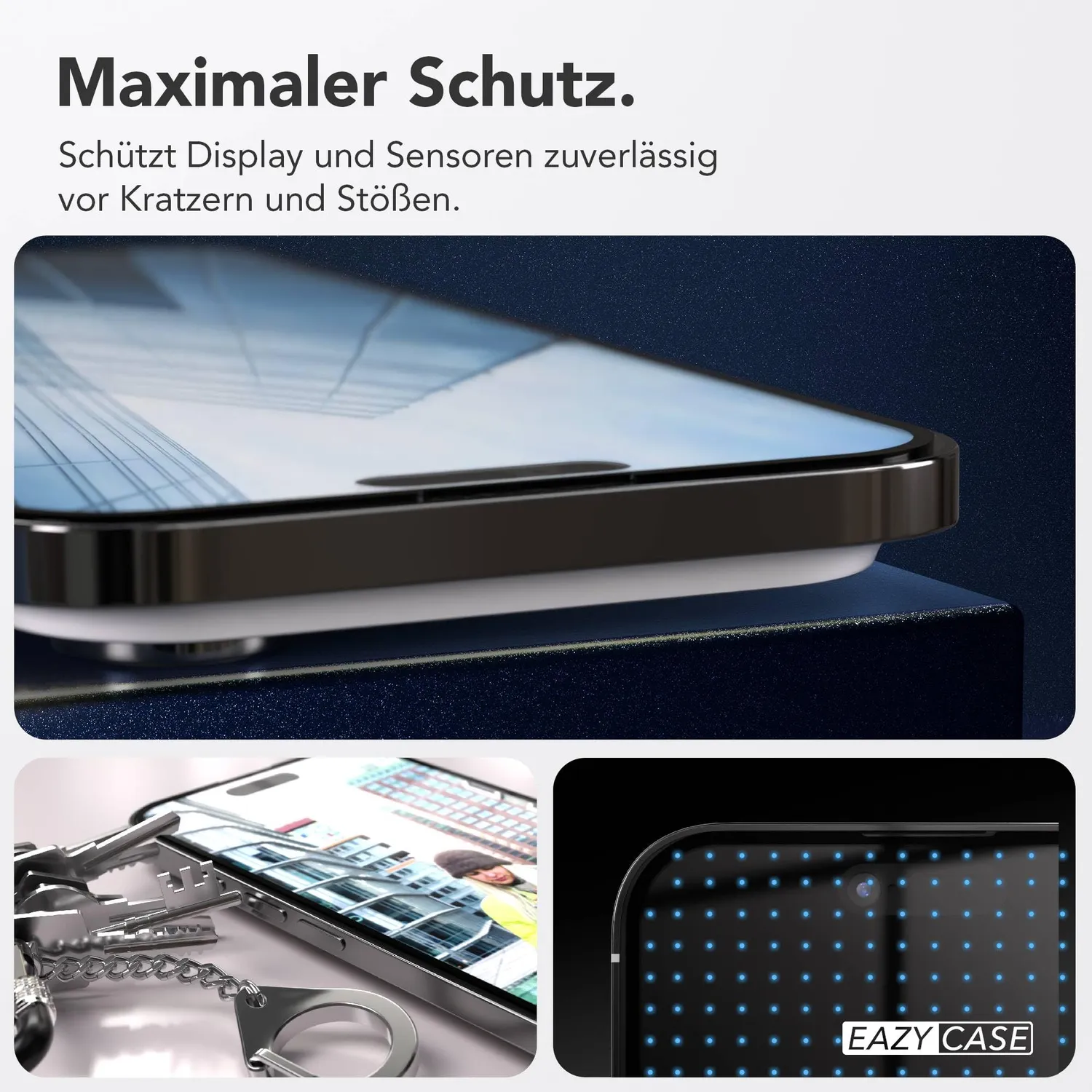 EAZY CASE iPhone Air Display-Schutzglas 2x 9H klar