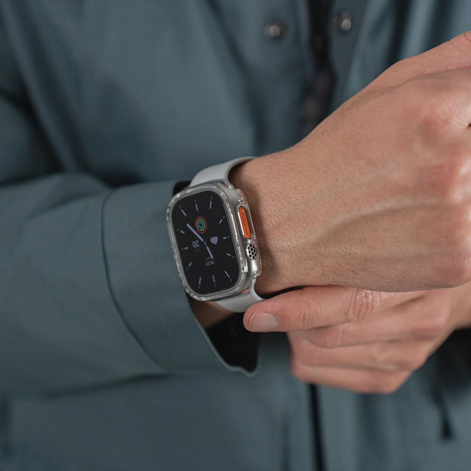 arktis CRYZTAL BUMPER Apple Watch Ultra Hülle 49 mm klar