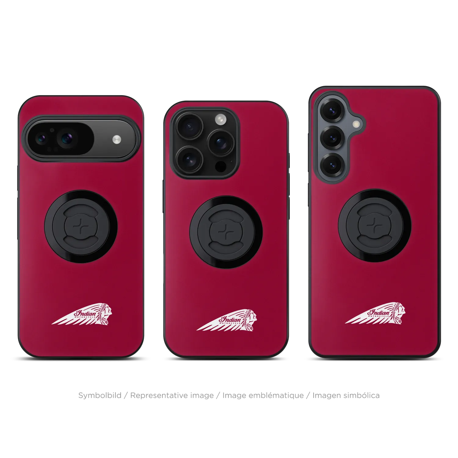 SP Connect Indian Motorcycle Handyhülle Headdress Red