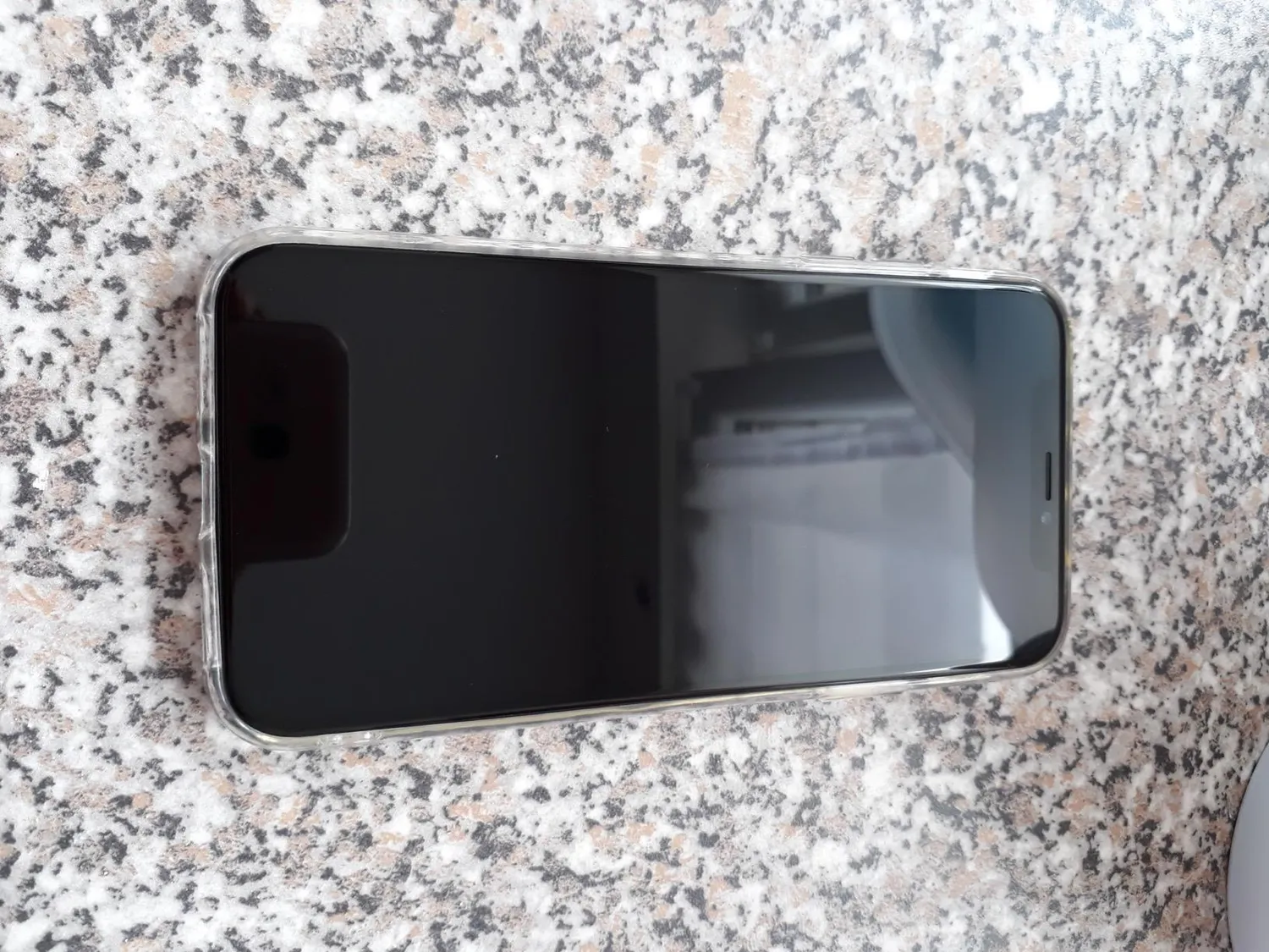 EAZY CASE iPhone X/XS TPU Hülle Brushed Anthrazit Edelstahl-Optik