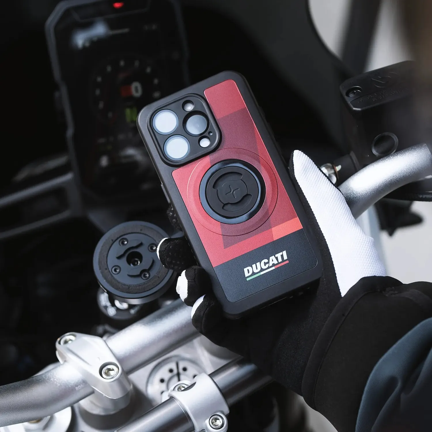 SP Connect Ducati Phone Case Handyhülle Rot Halterung