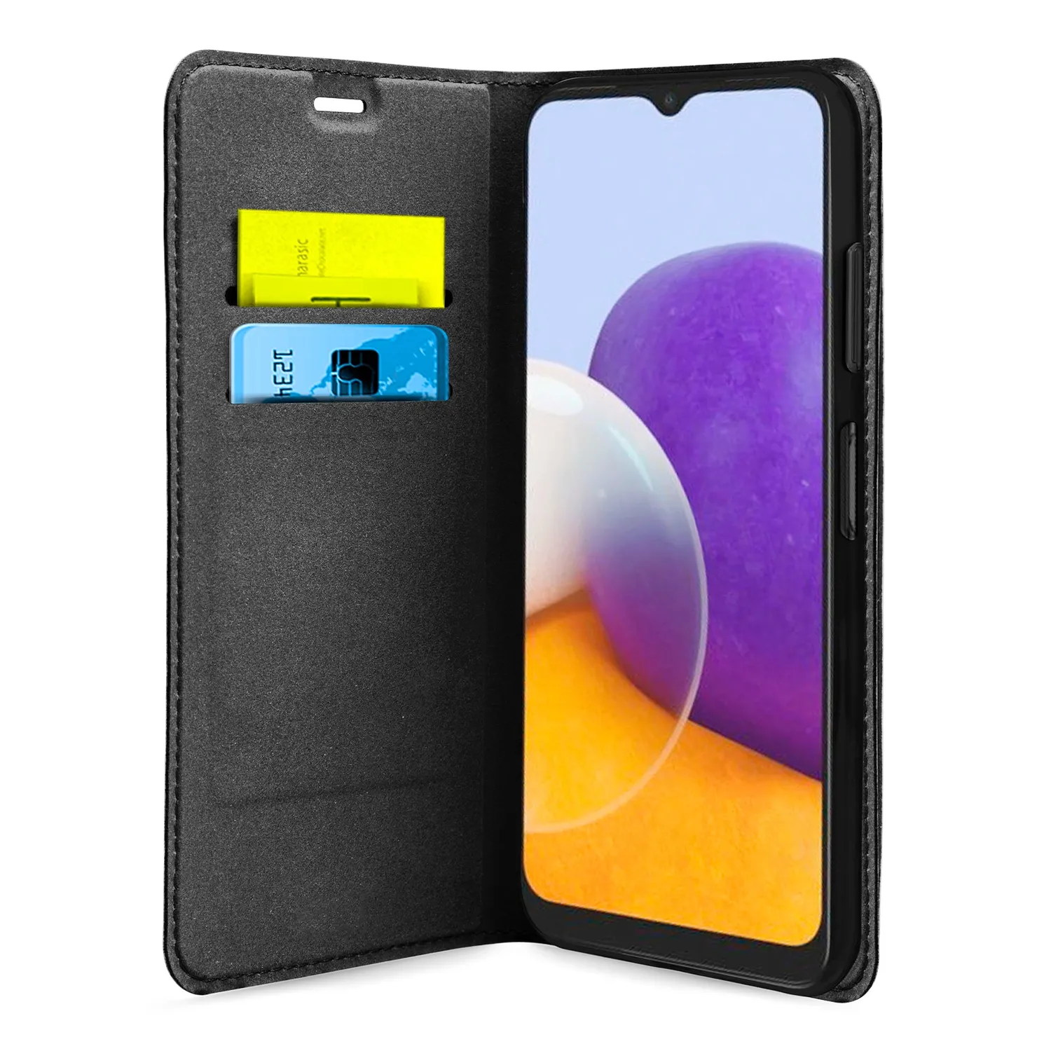 SBS Book Wallet Lite Handyhülle Samsung Galaxy A22 5G schwarz