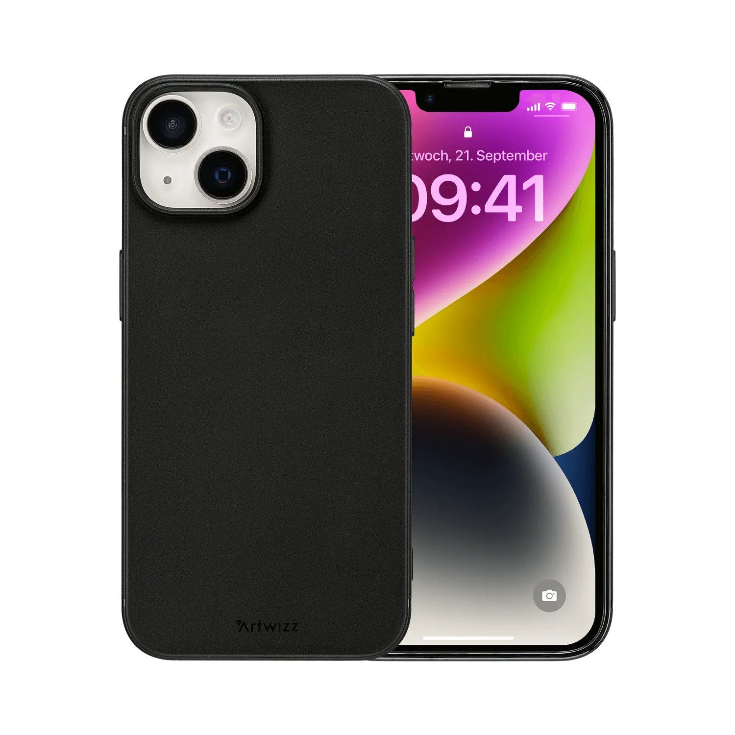 Artwizz TPU Case iPhone 13 / 14 Hülle schwarz matt