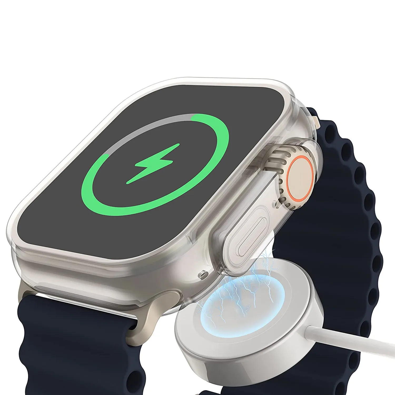 arktis Invisible Air Apple Watch Ultra Hülle 49mm Klar