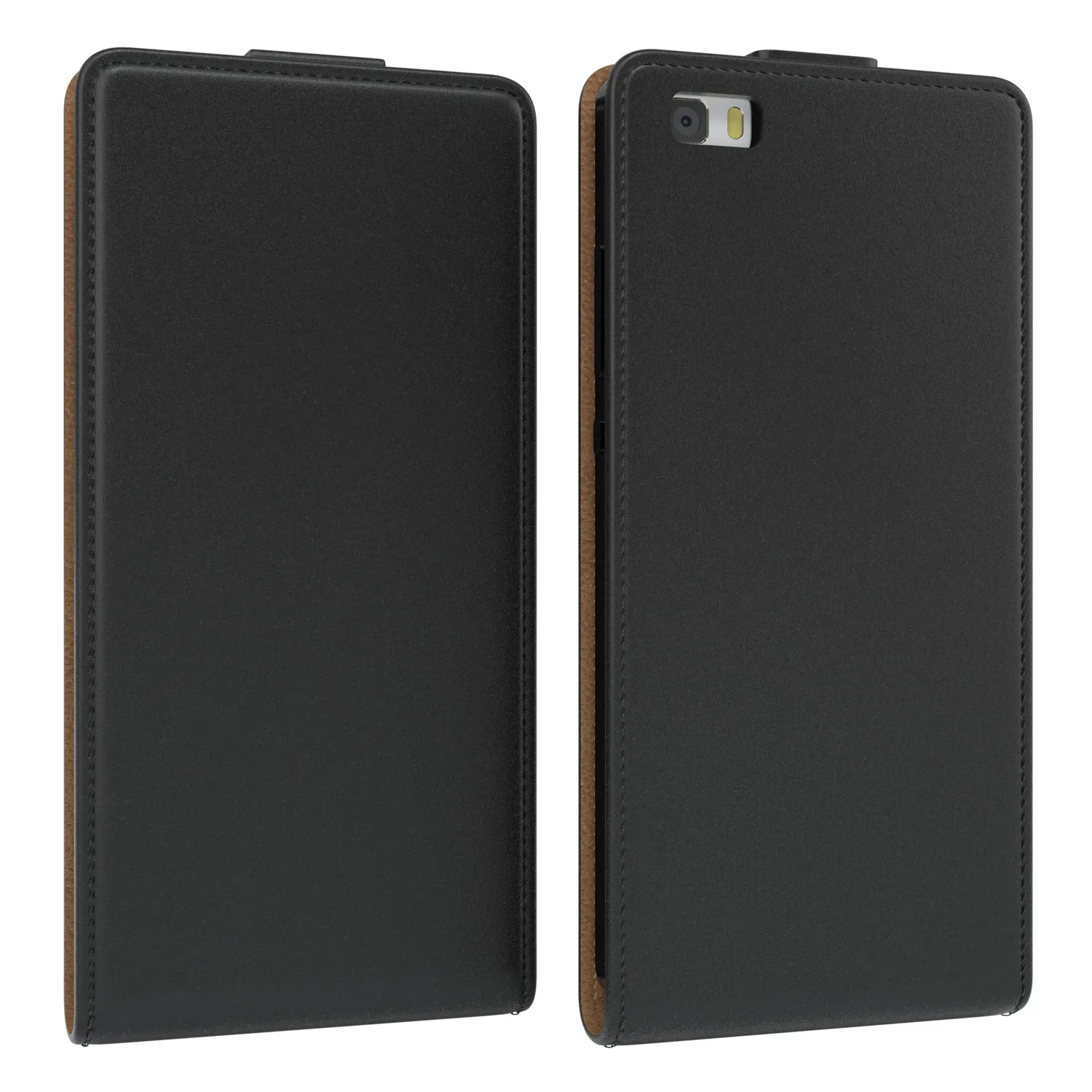 EAZY CASE Huawei P8 Lite 2015 Klapphülle Schwarz