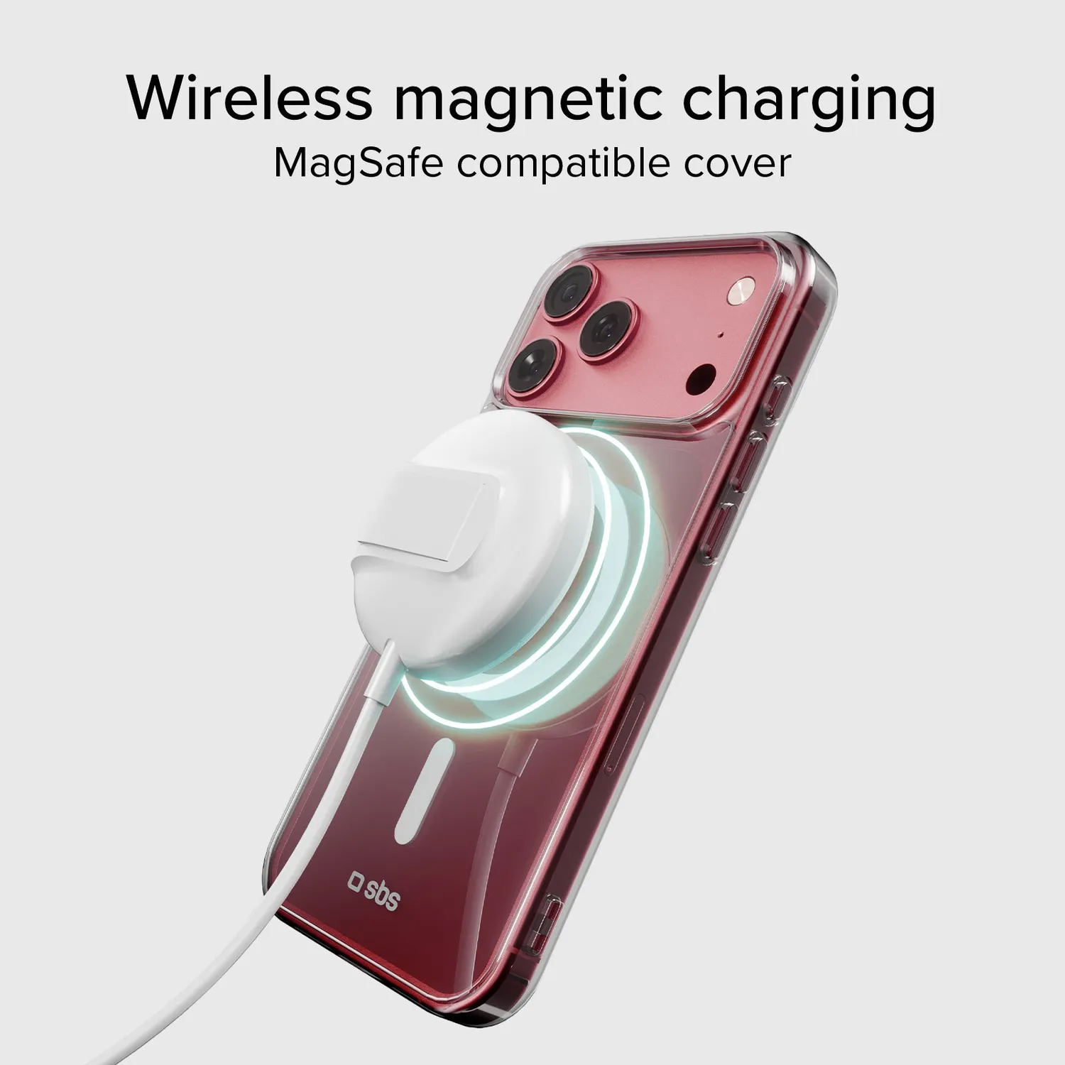 SBS iPhone 17 Pro Max Hülle transparent magnetisch