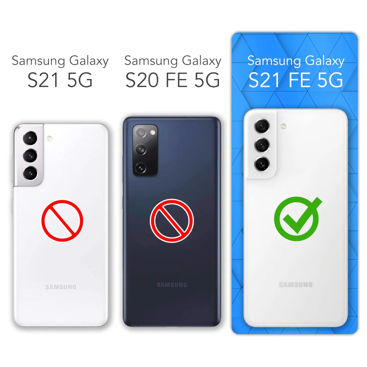 EAZY CASE Galaxy S21 FE 5G Silikonhülle transparent ultradünn