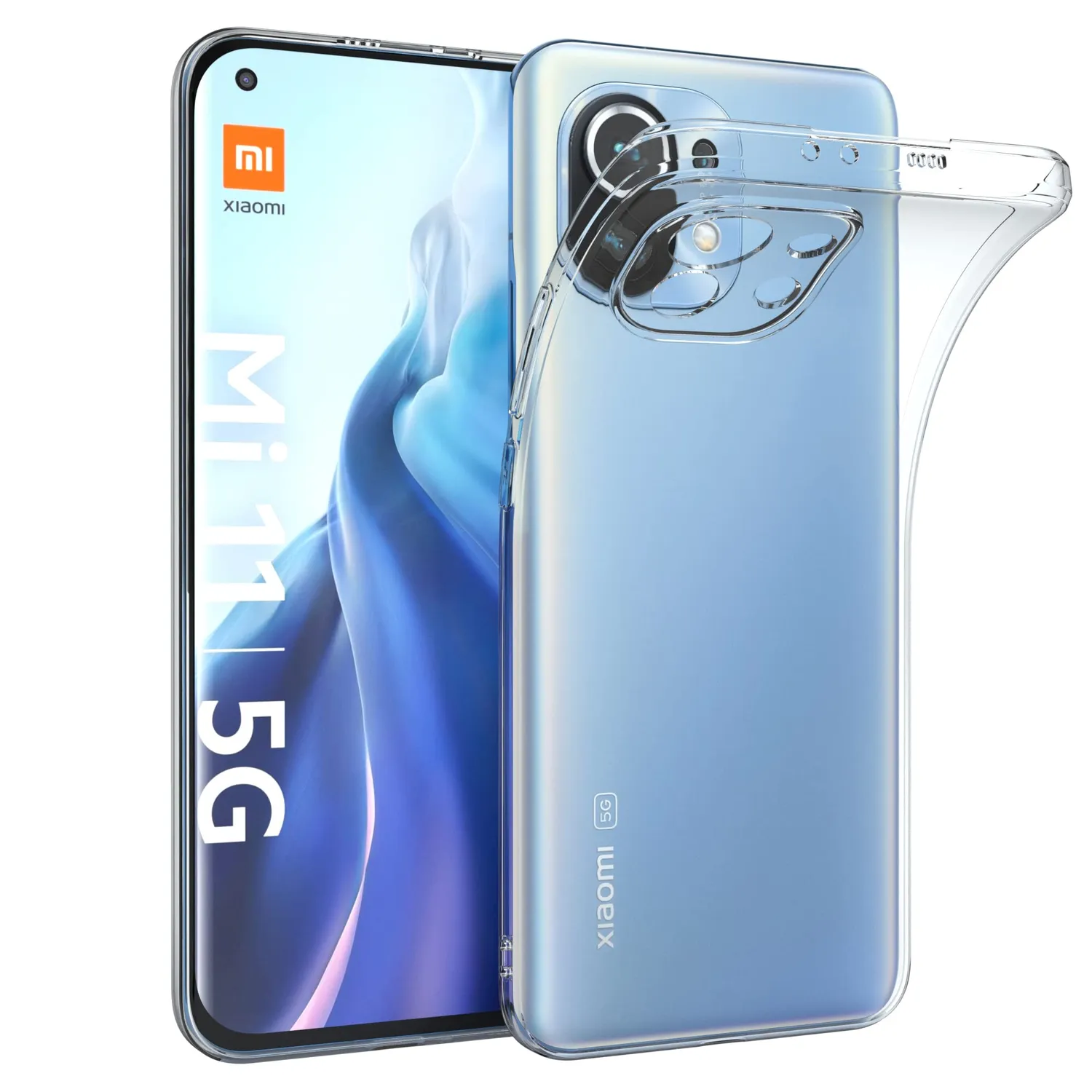EAZY CASE Xiaomi Mi 11 Klapphülle Book Schwarz Kunstleder