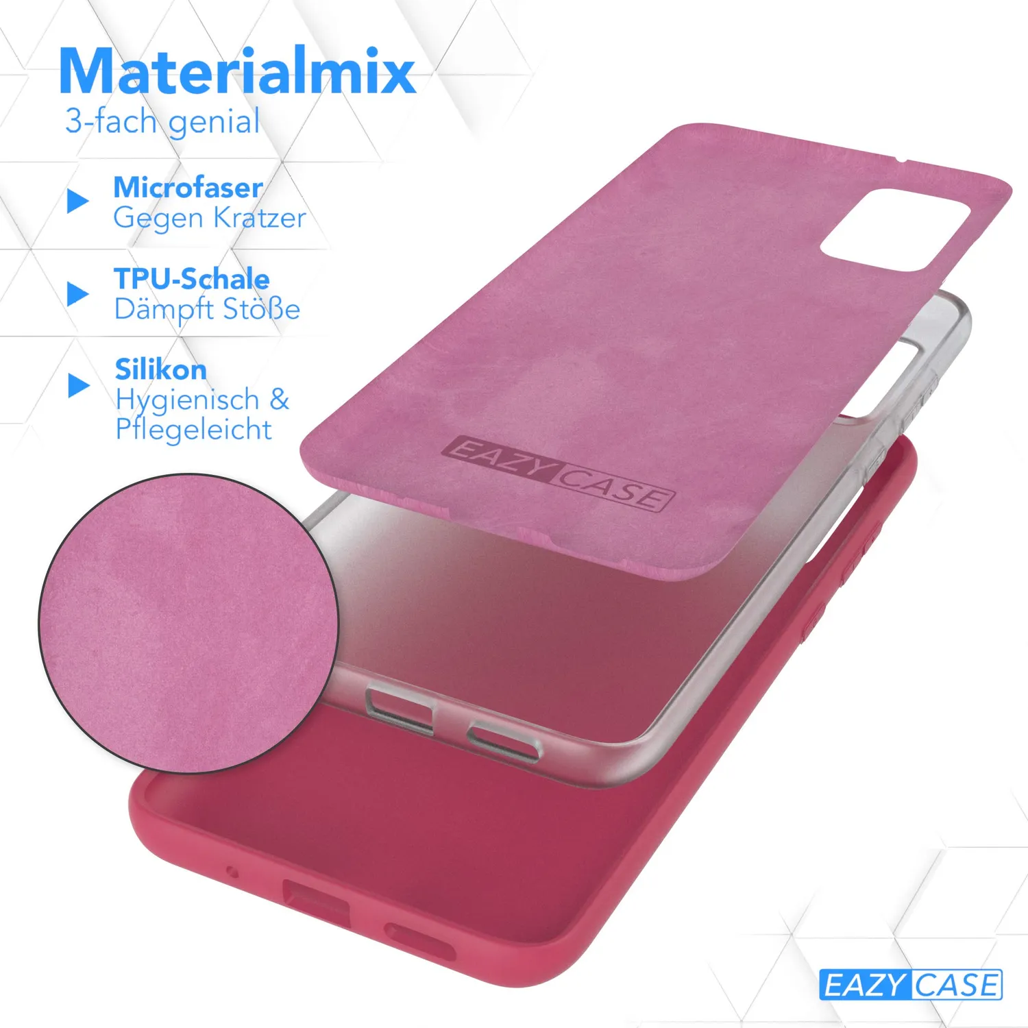 EAZY CASE Galaxy S20 Plus Silikonhülle Beere dünn
