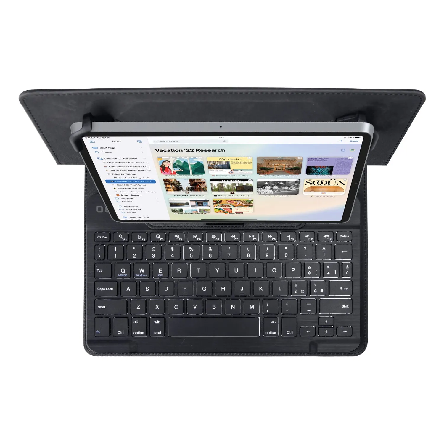 SBS Universal Wireless Tastatur Hülle 11 Zoll QWERTY