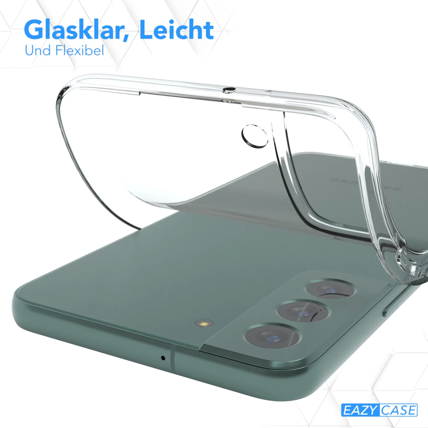 EAZY CASE Galaxy S22 Plus 5G Silikonhülle transparent 0,8mm