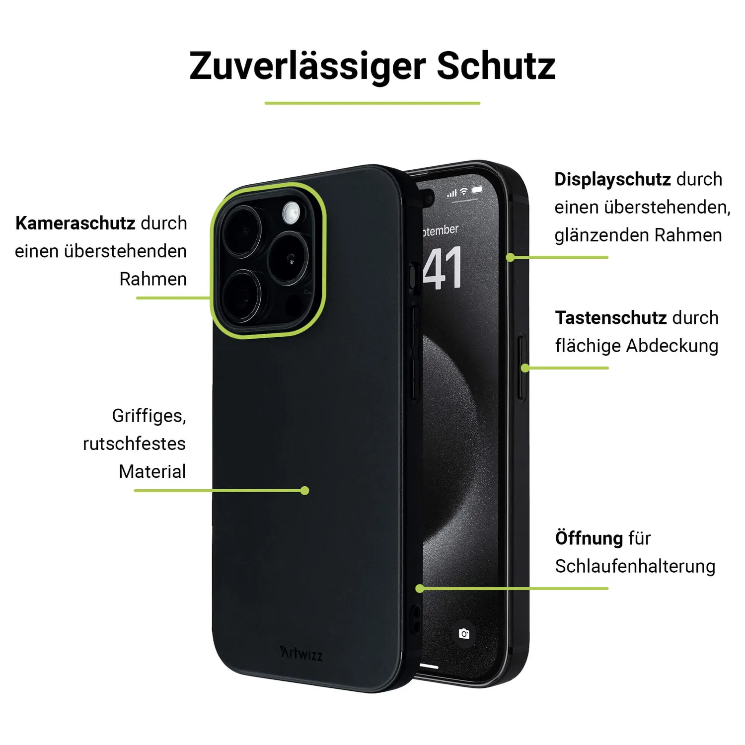 Artwizz TPU Case iPhone 16 Pro Hülle schlank transparent