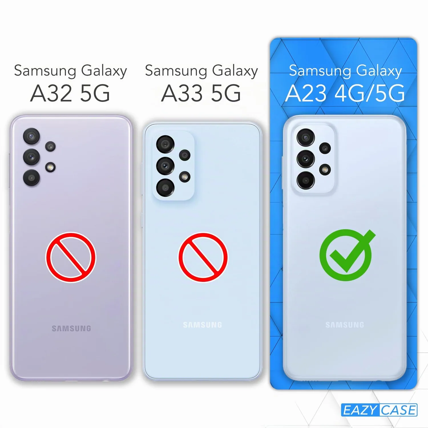 EAZY CASE Silikonhülle Galaxy A23 5G Alt Rosa matt