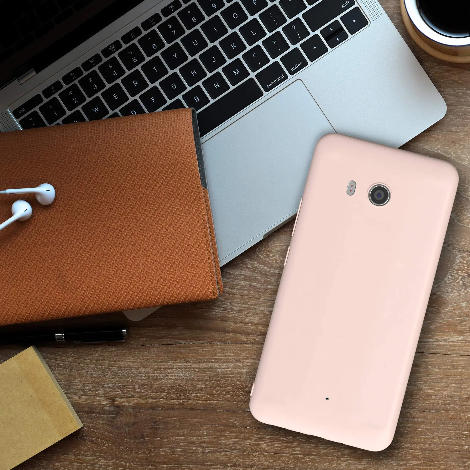 EAZY CASE Xiaomi Mi 9 SE Silikonhülle Hellrosa Kameraschutz