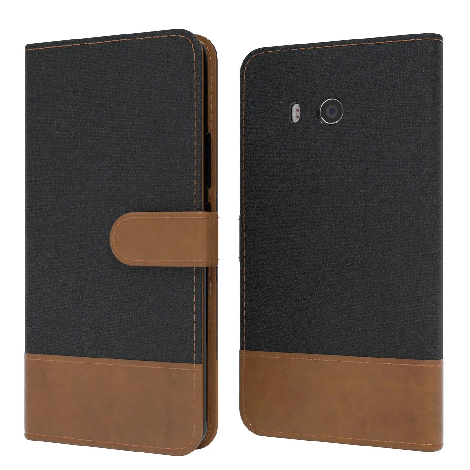EAZY CASE Xiaomi Mi 8 Pro Klapphülle Book Schwarz Kartenfach