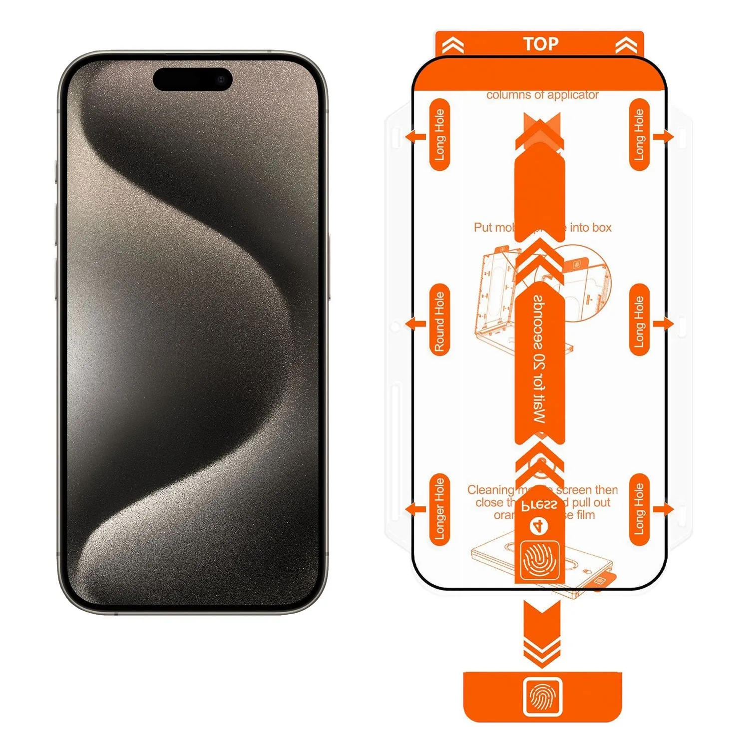 arktis REVOLUTION iPhone 15 Pro Max Panzerglas 2er Set