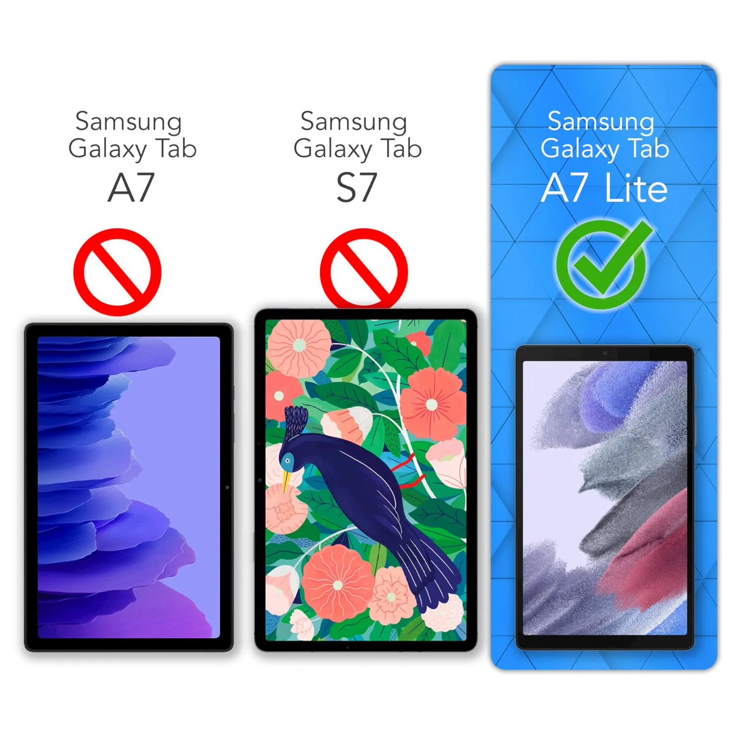 EAZY CASE Galaxy Tab A7 Lite Panzerglas 9H
