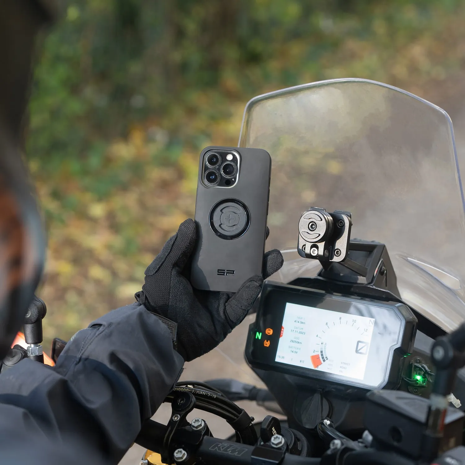 SP Connect GPS Cradle Mount Motorrad-Halterung Alu