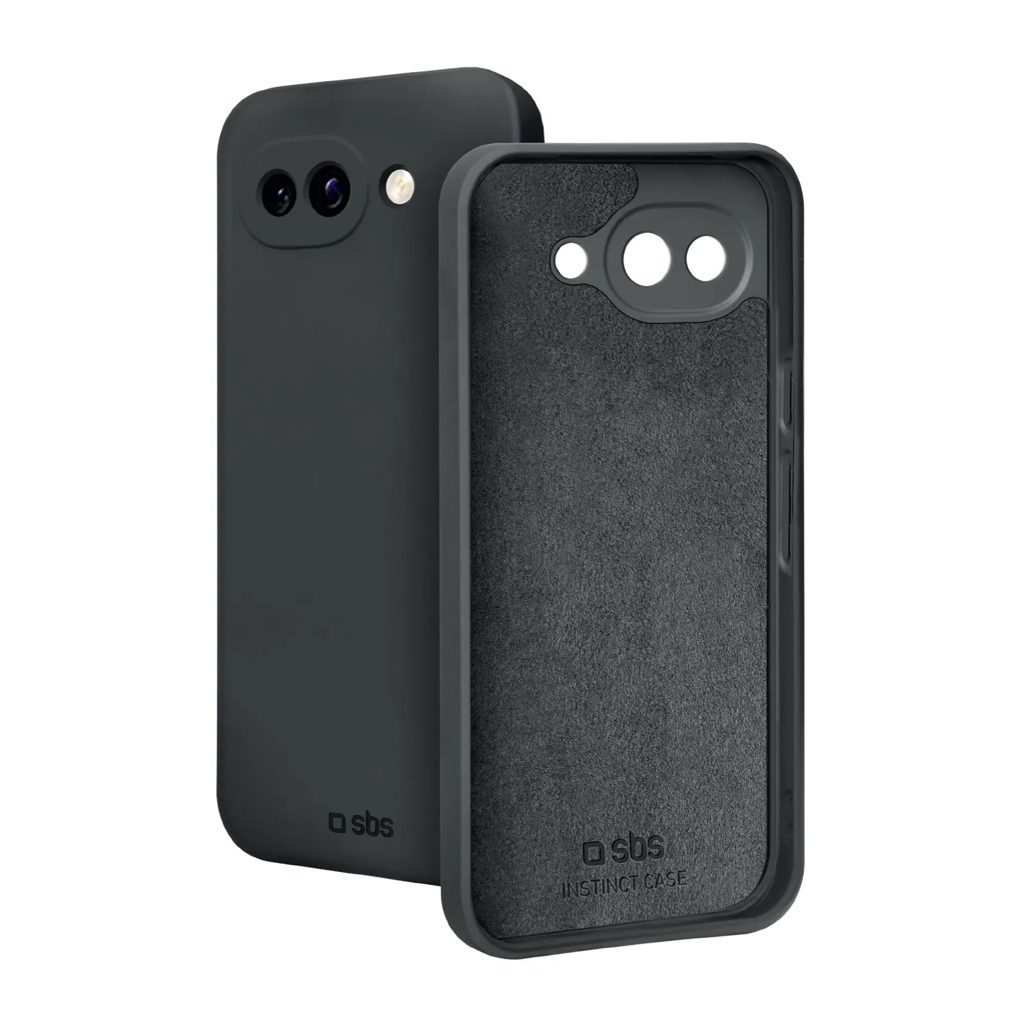 SBS Instinct Google Pixel 10a Hülle schwarz Mikrofaser