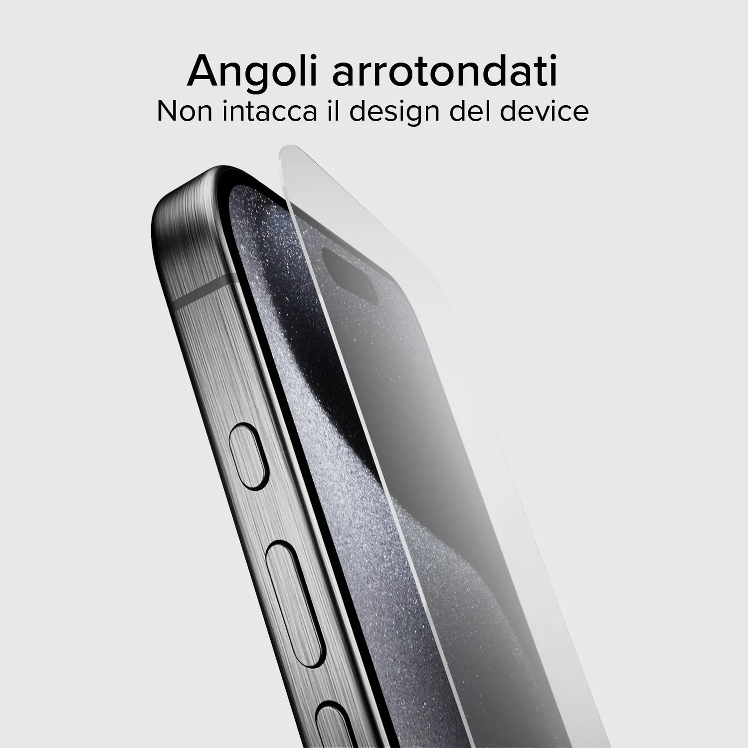 SBS Glass iPhone 15 Pro Panzerglas transparent stoßfest