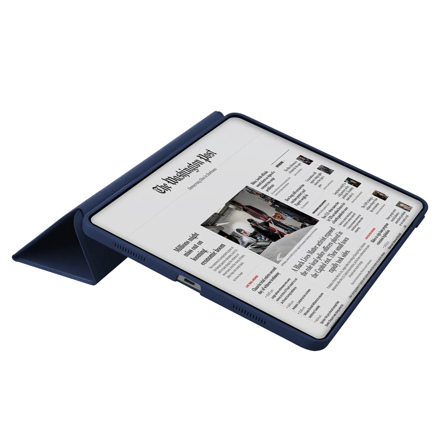 SBS Book Pro iPad Mini 6/7 Tablet-Hülle blau mit Standfunktion