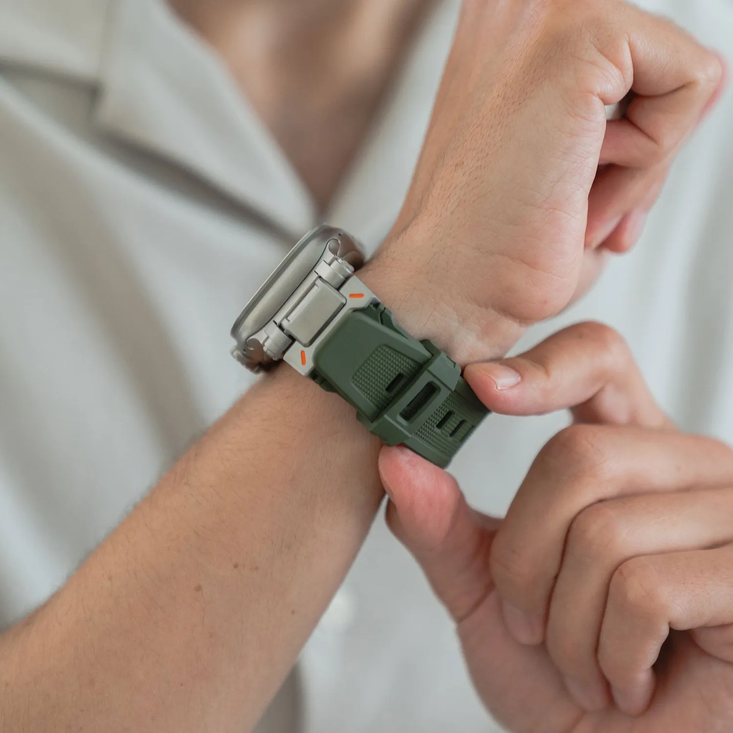 arktisband Atlas Apple Watch Ultra Armband Grün