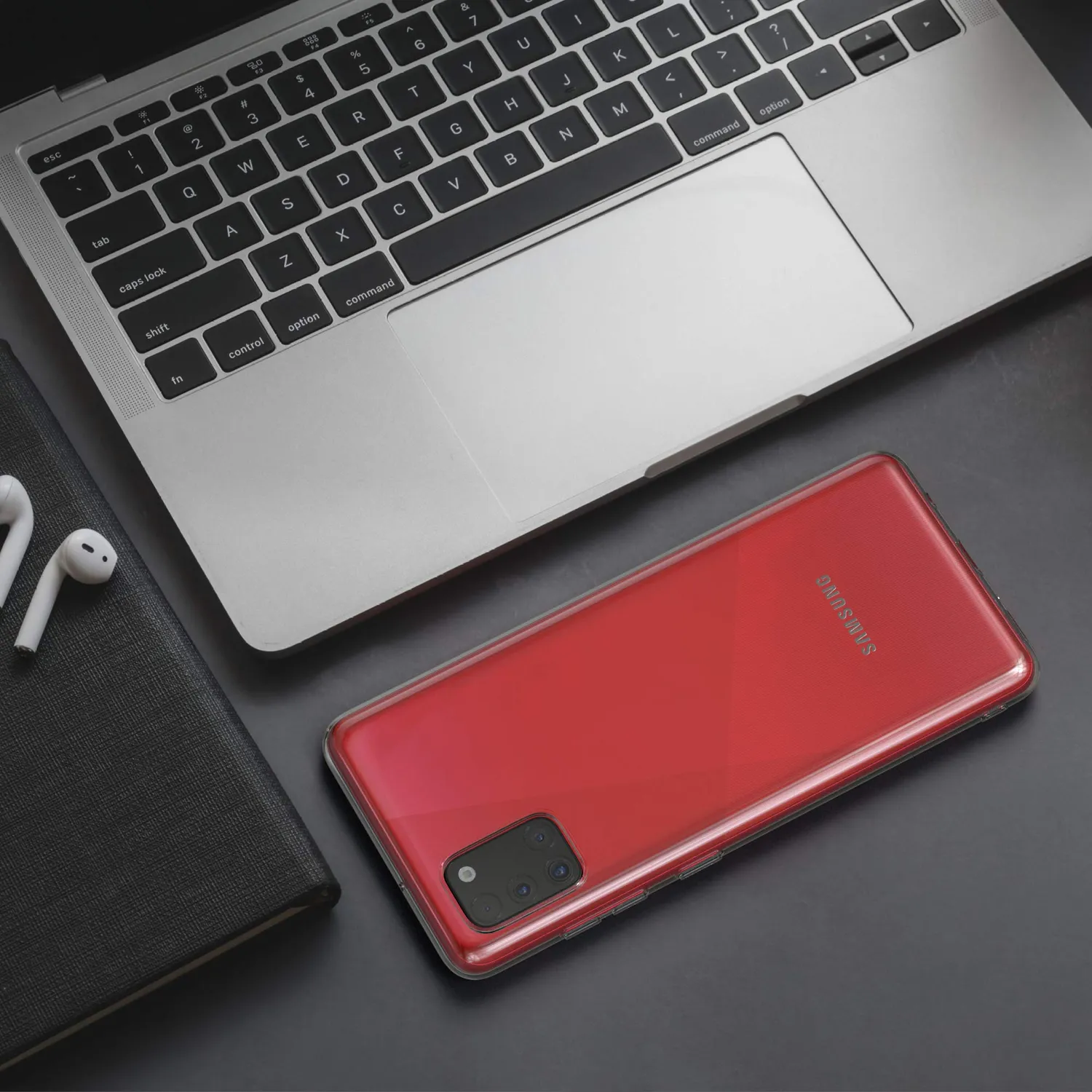 EAZY CASE Samsung Galaxy A31 Silikonhülle transparent 0,8mm dünn