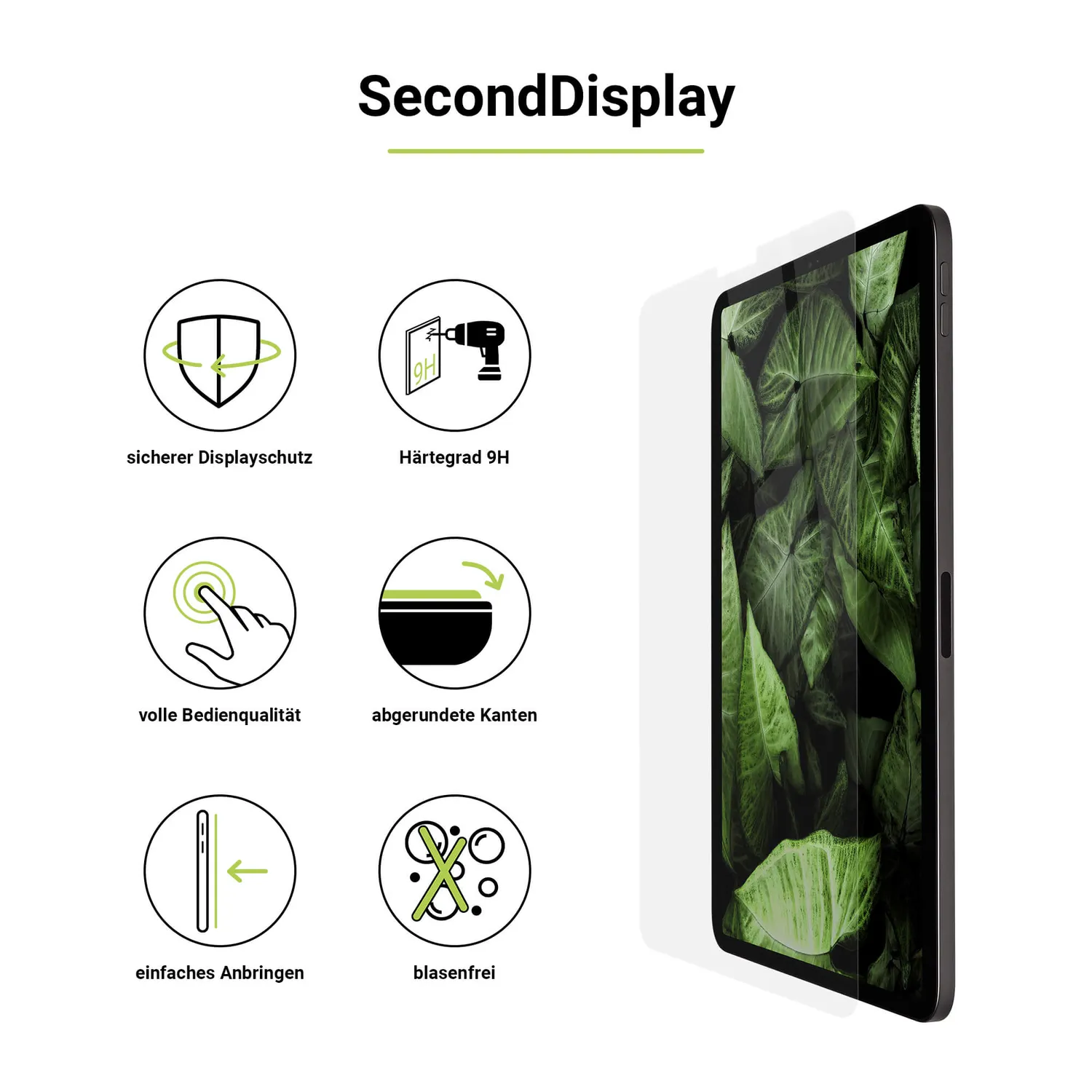 Artwizz SecondDisplay iPad Pro 12,9 Panzerglas 2022-2018