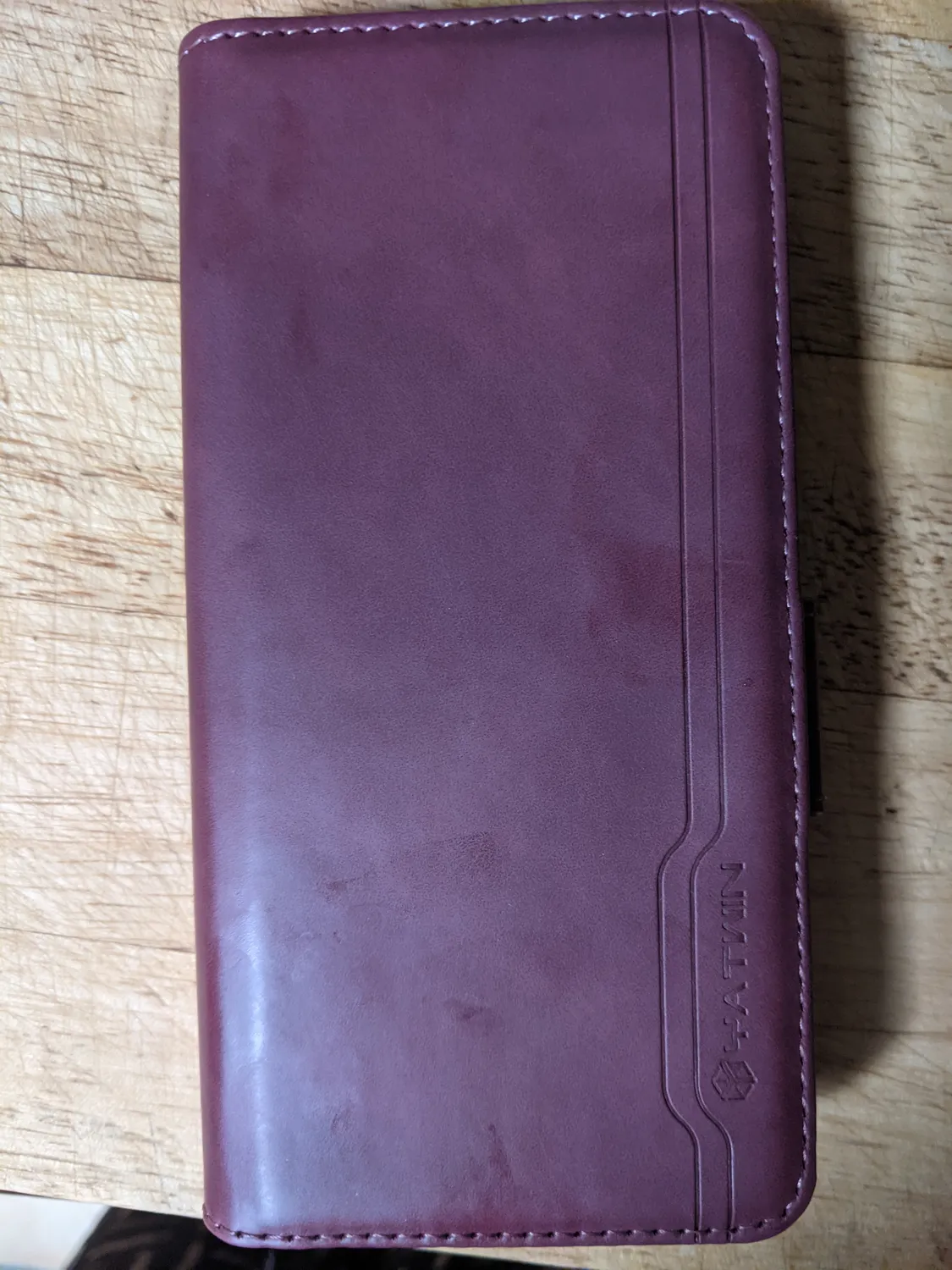 YATWIN Google Pixel 3A Klapphülle Blau Leder mit Glas
