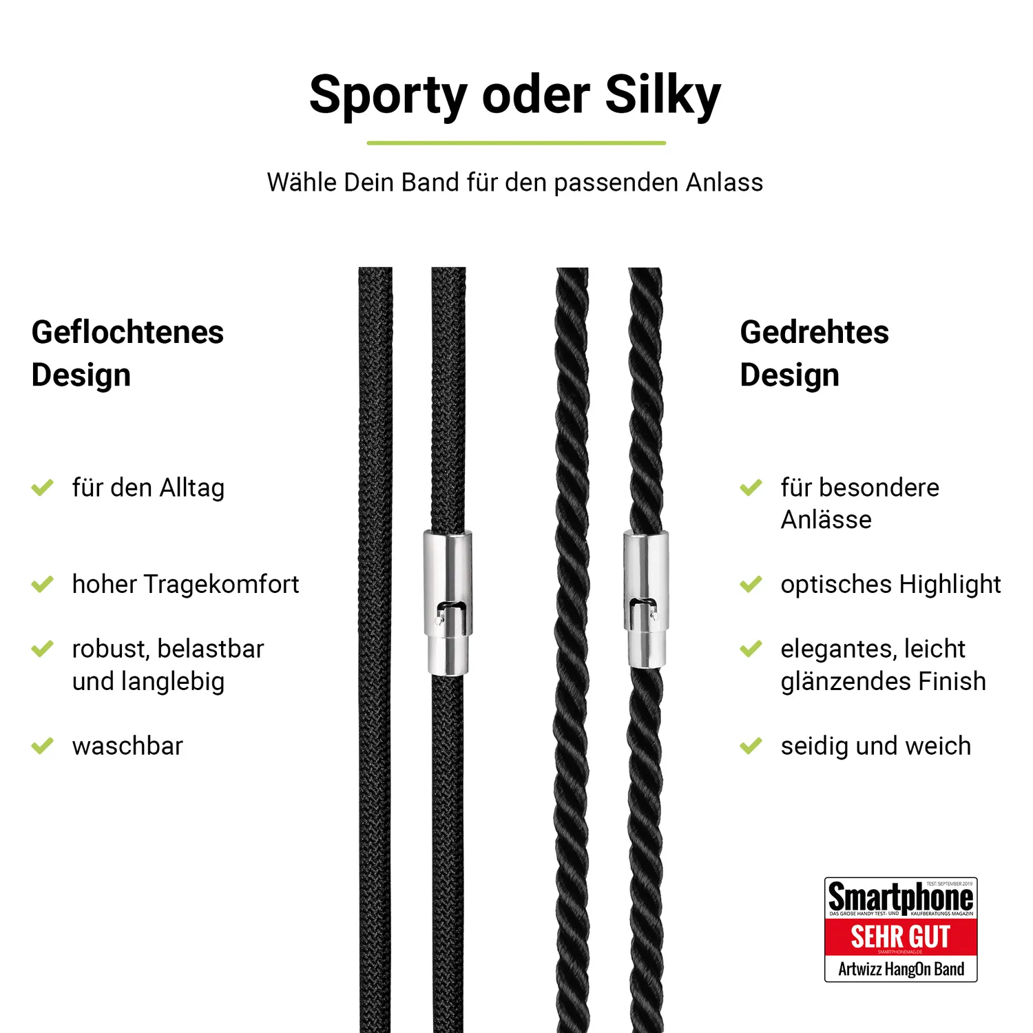 Artwizz HangOn Band Ersatzband Handykette 150 cm