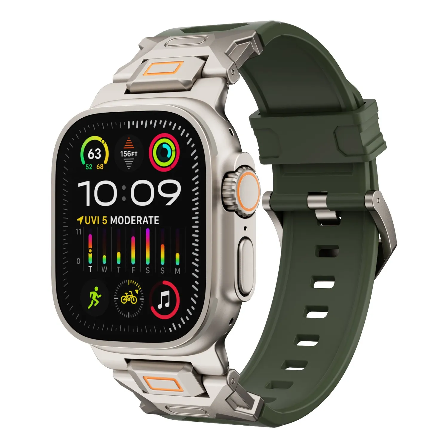 arktisband Alpha Apple Watch Ultra Armband 26mm FKM