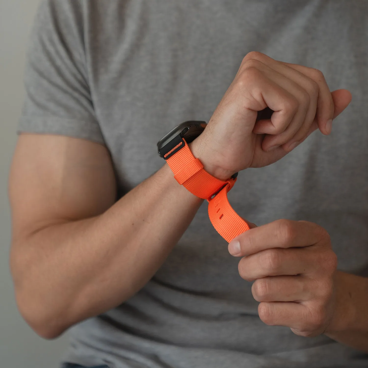 arktisband Terra Apple Watch Armband Orange 49/46/45/44