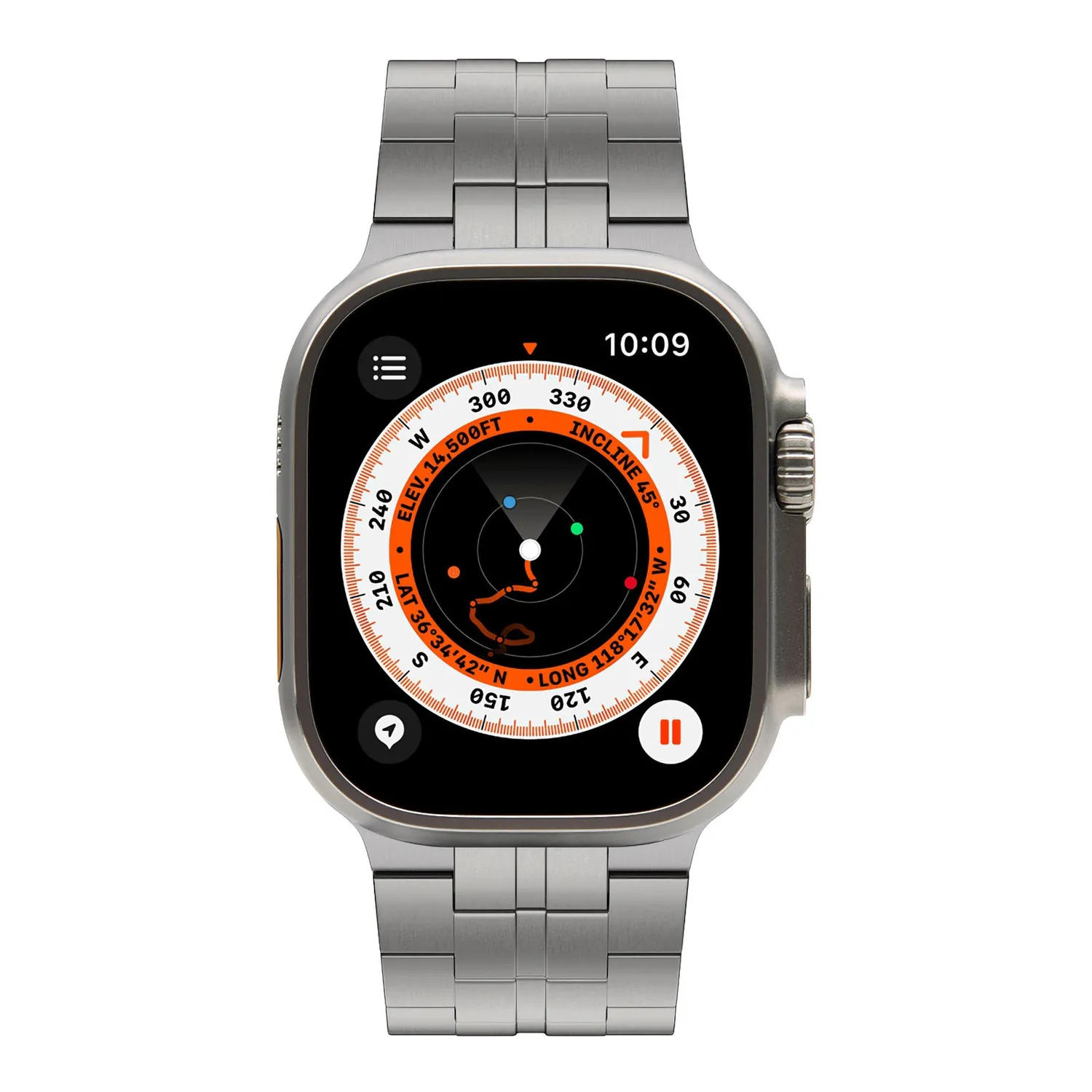 arktisband TITANIUM X-15 Apple Watch Ultra Armband Titan Natur