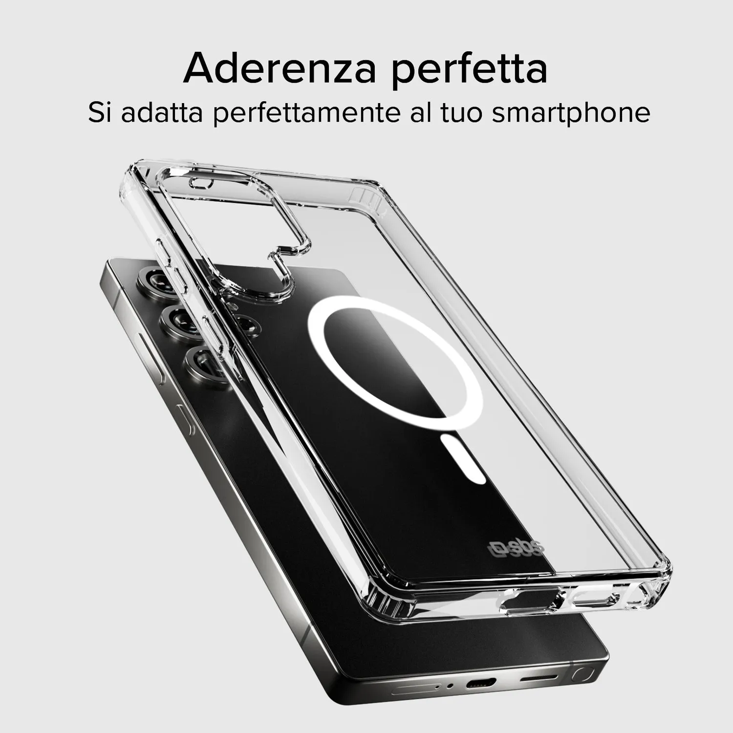 SBS Samsung S25 Ultra Handyhülle transparent magnetisch