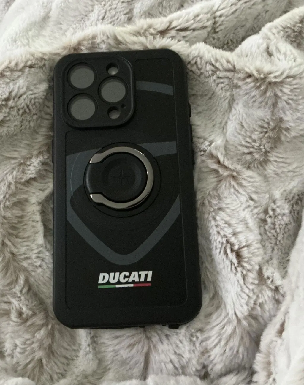 SP Connect Ducati Shield Handyhülle schwarz Halter-montage