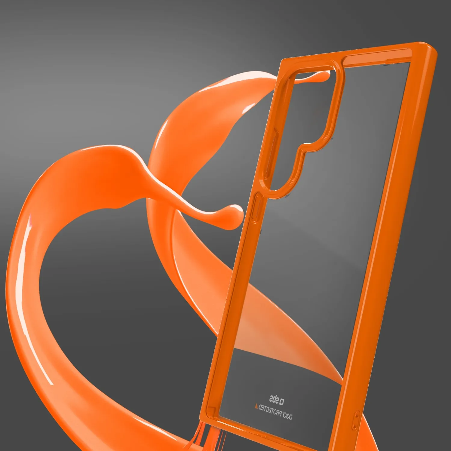SBS D3O Handyhülle Samsung Galaxy S24 Ultra transparent