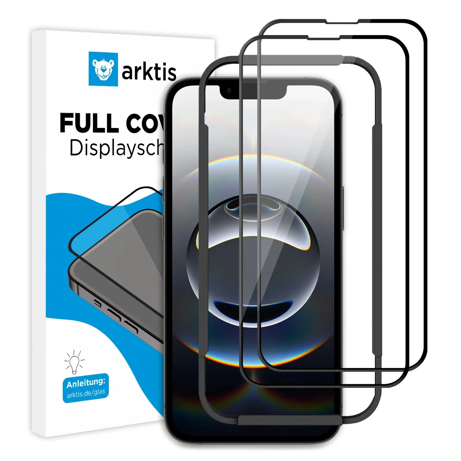arktis iPhone 16e Panzerglas hüllenfreundlich 1 Stück