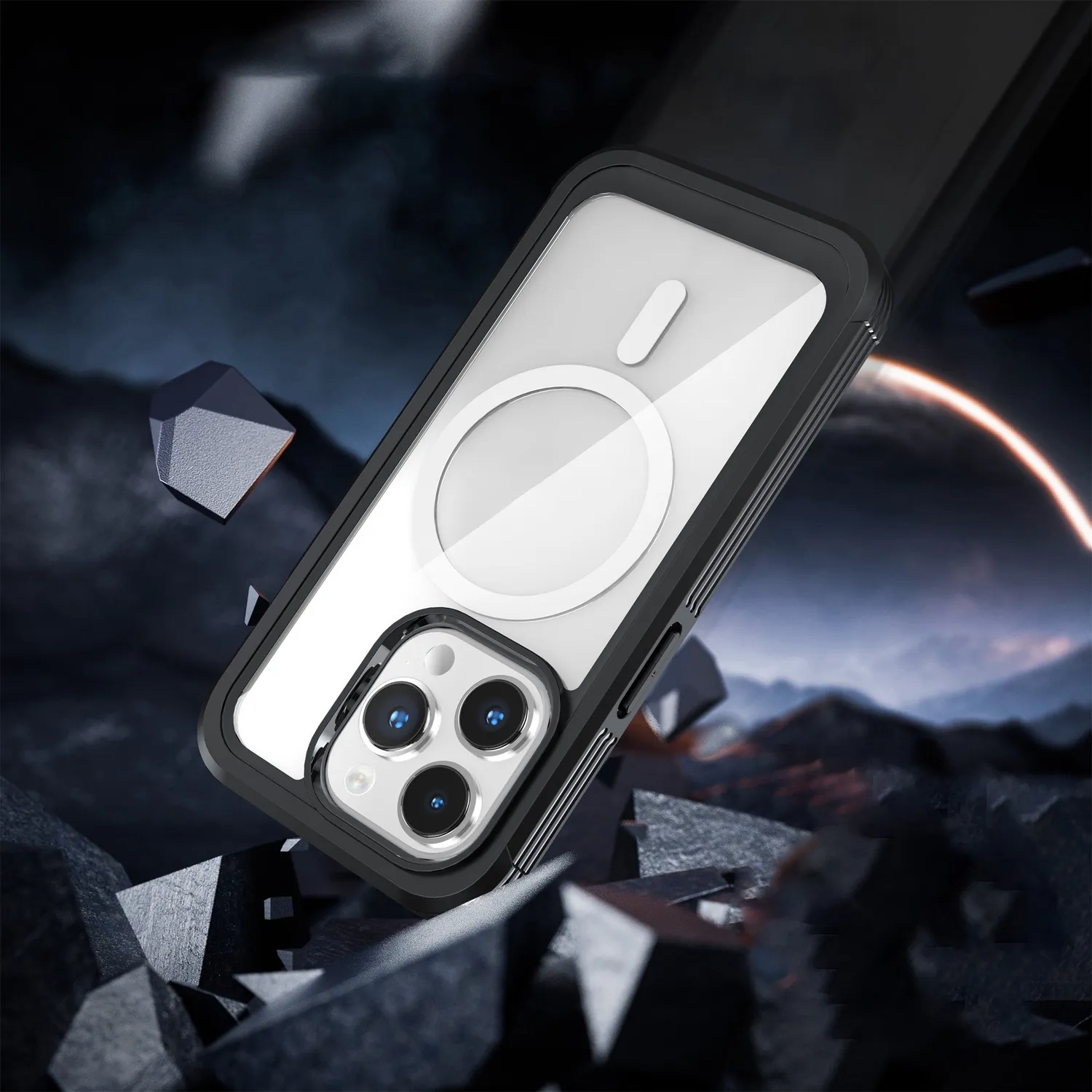 arktis 360ULTIMATE iPhone 15 Hülle 360 Grad schwarz