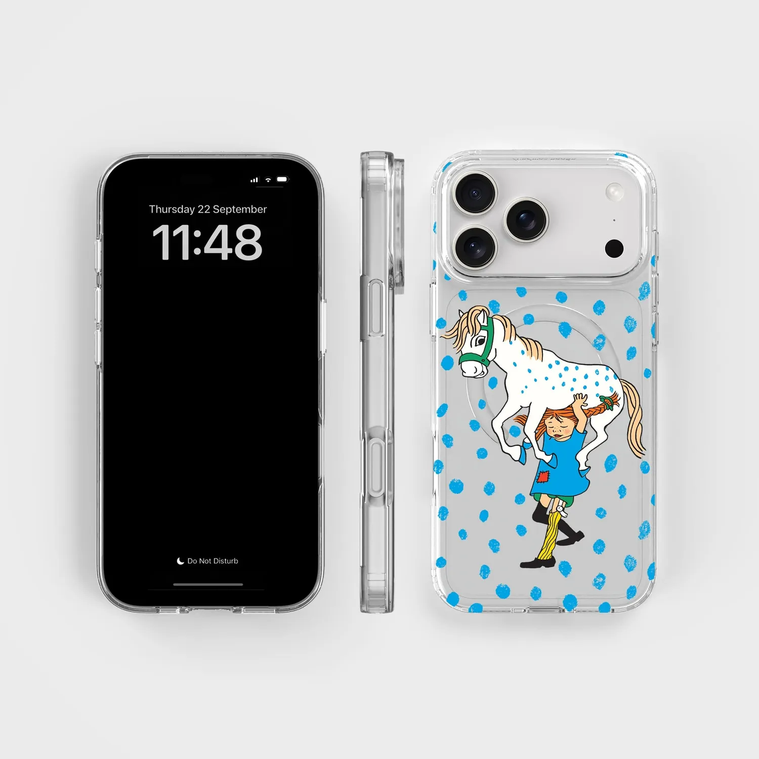 agood company CLRPRTCT iPhone 17 Pro Max Handyhülle Carrying Horse klar