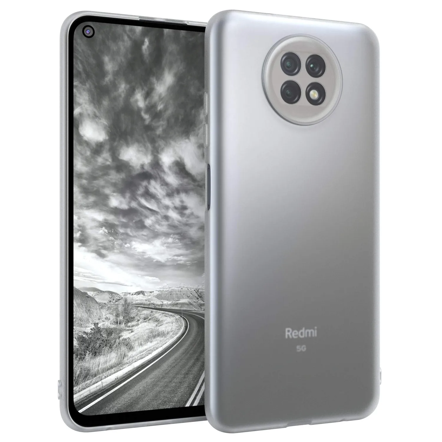 EAZY CASE Redmi Note 9T 5G Klapphülle Book Schwarz Magnet