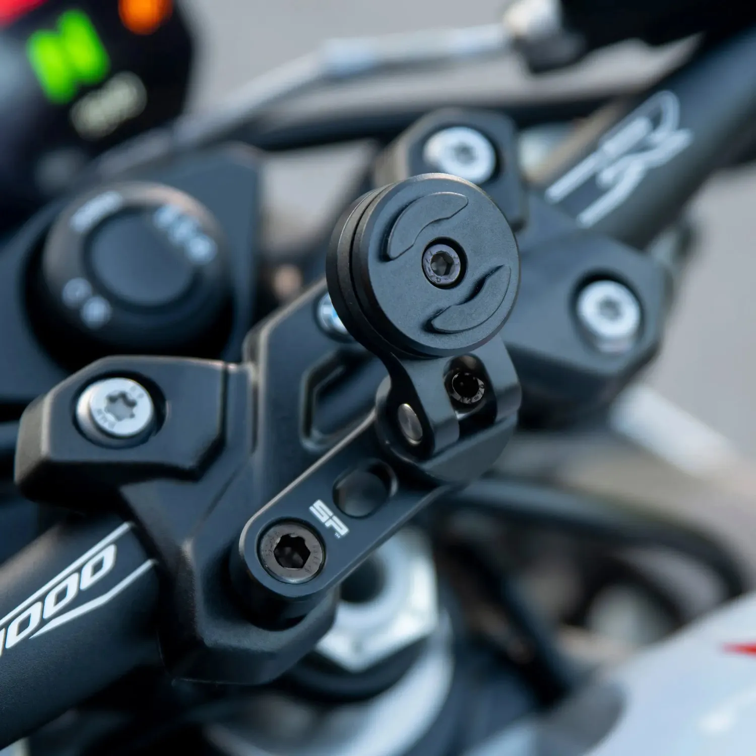 SP Connect Bar Clamp Mount Pro Motorradhalterung Alu