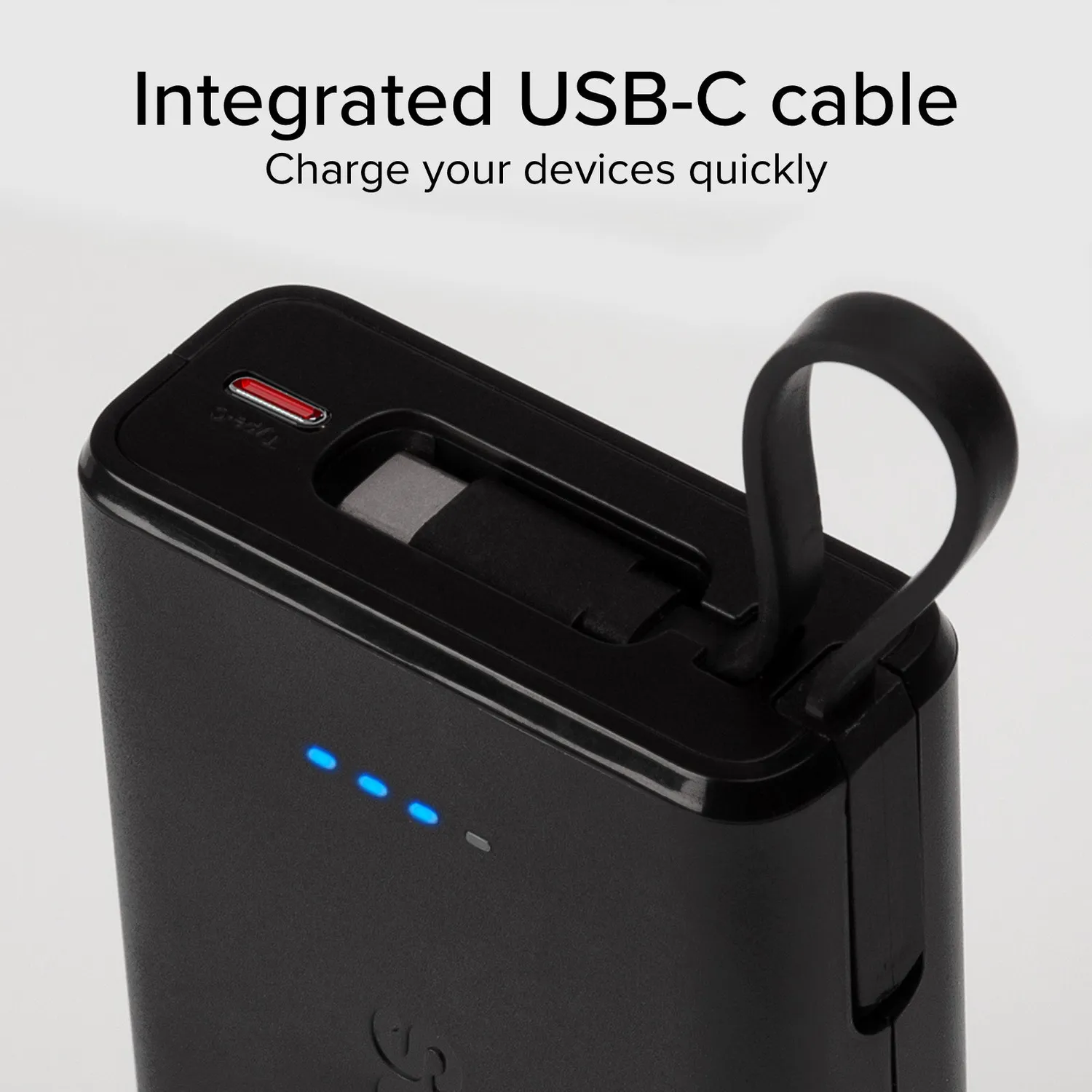 SBS Powerbank 10000 mAh PD 20W mit USB-C-Kabel