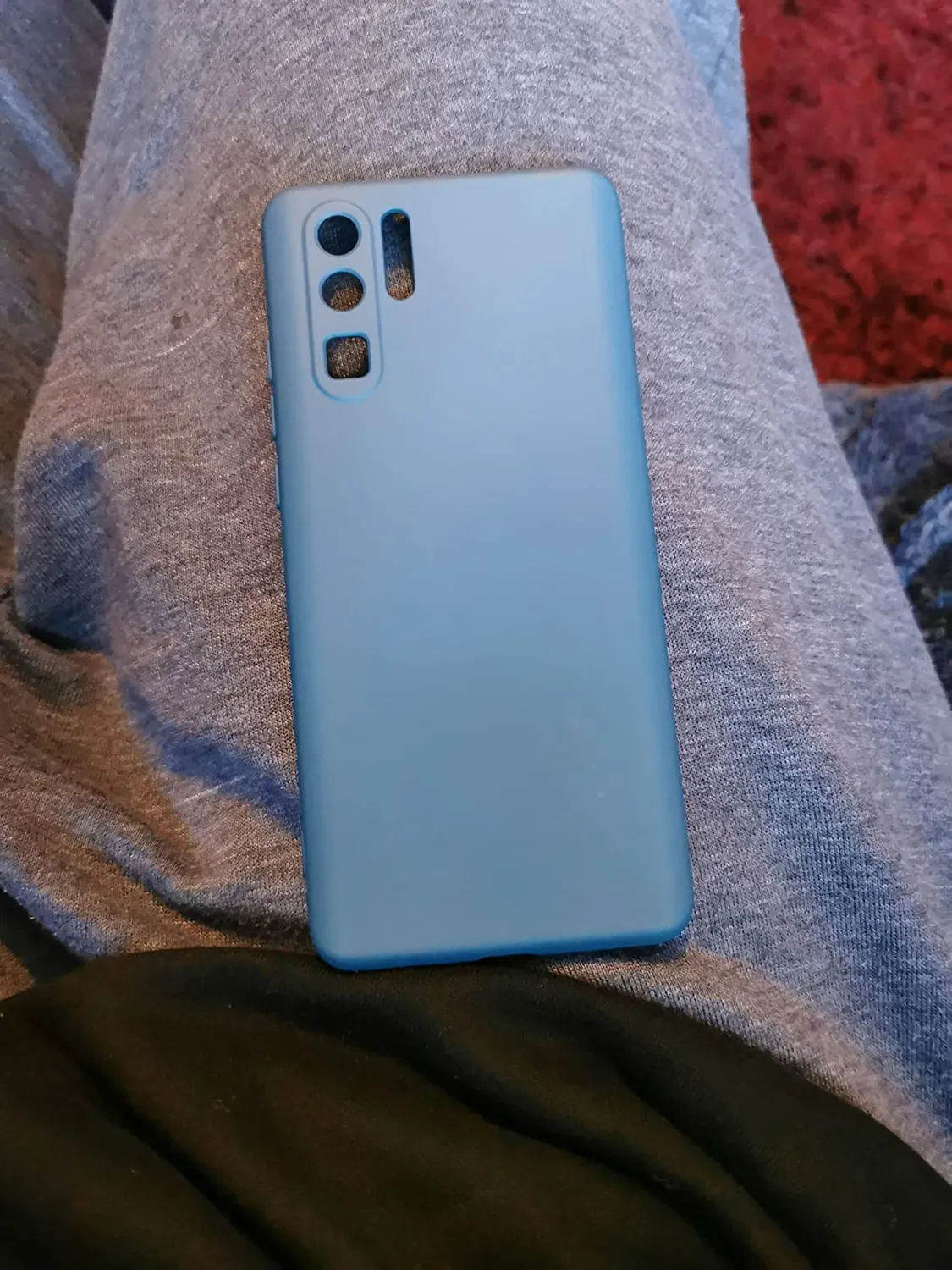 YATWIN Silikonhülle Huawei P30 Pro Blau Dünn
