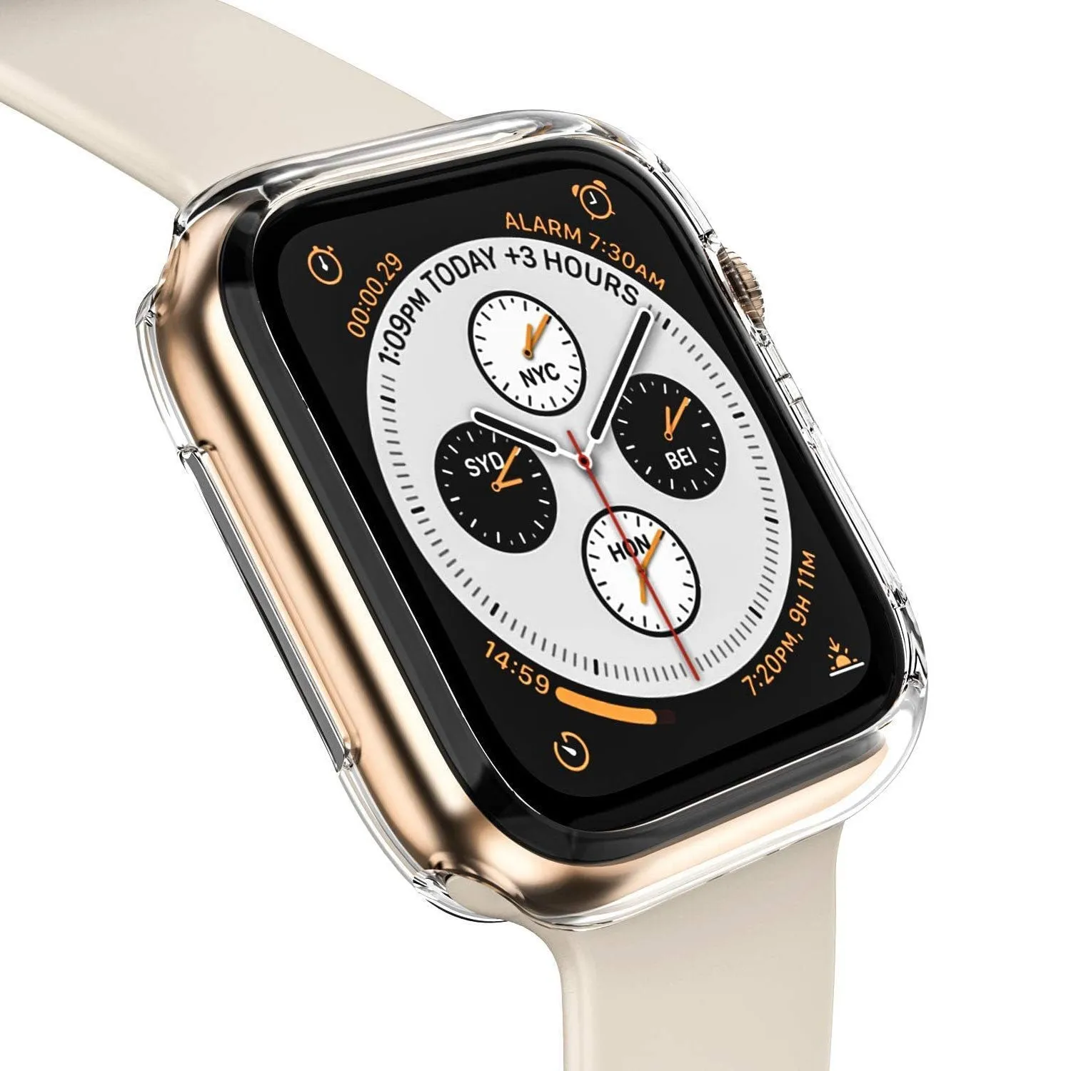 arktis CRYZTAL BUMPER Apple Watch Hülle 46mm klar