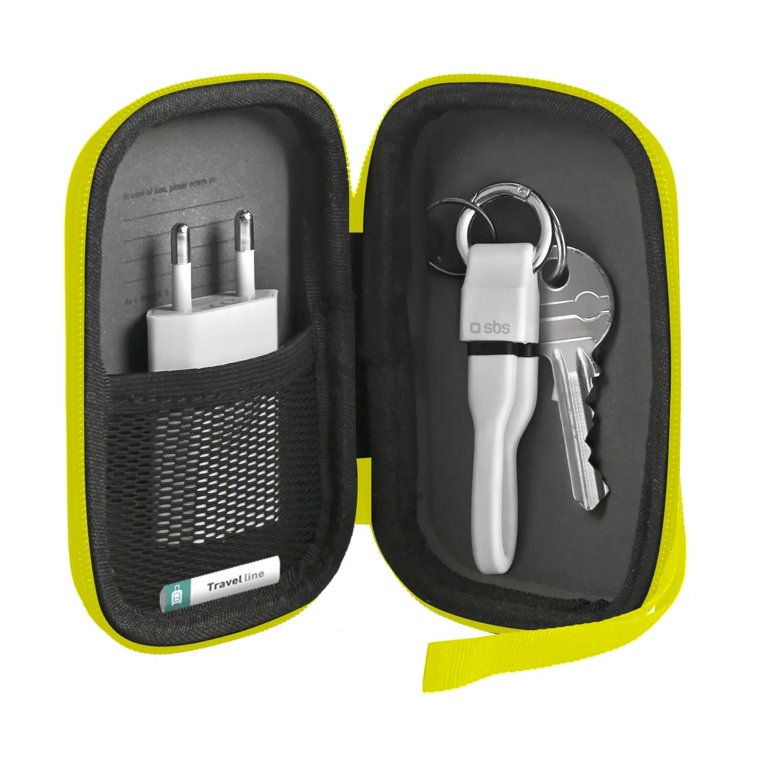 SBS Mini Organizer Zubehörtasche 12cm Blau Kabel