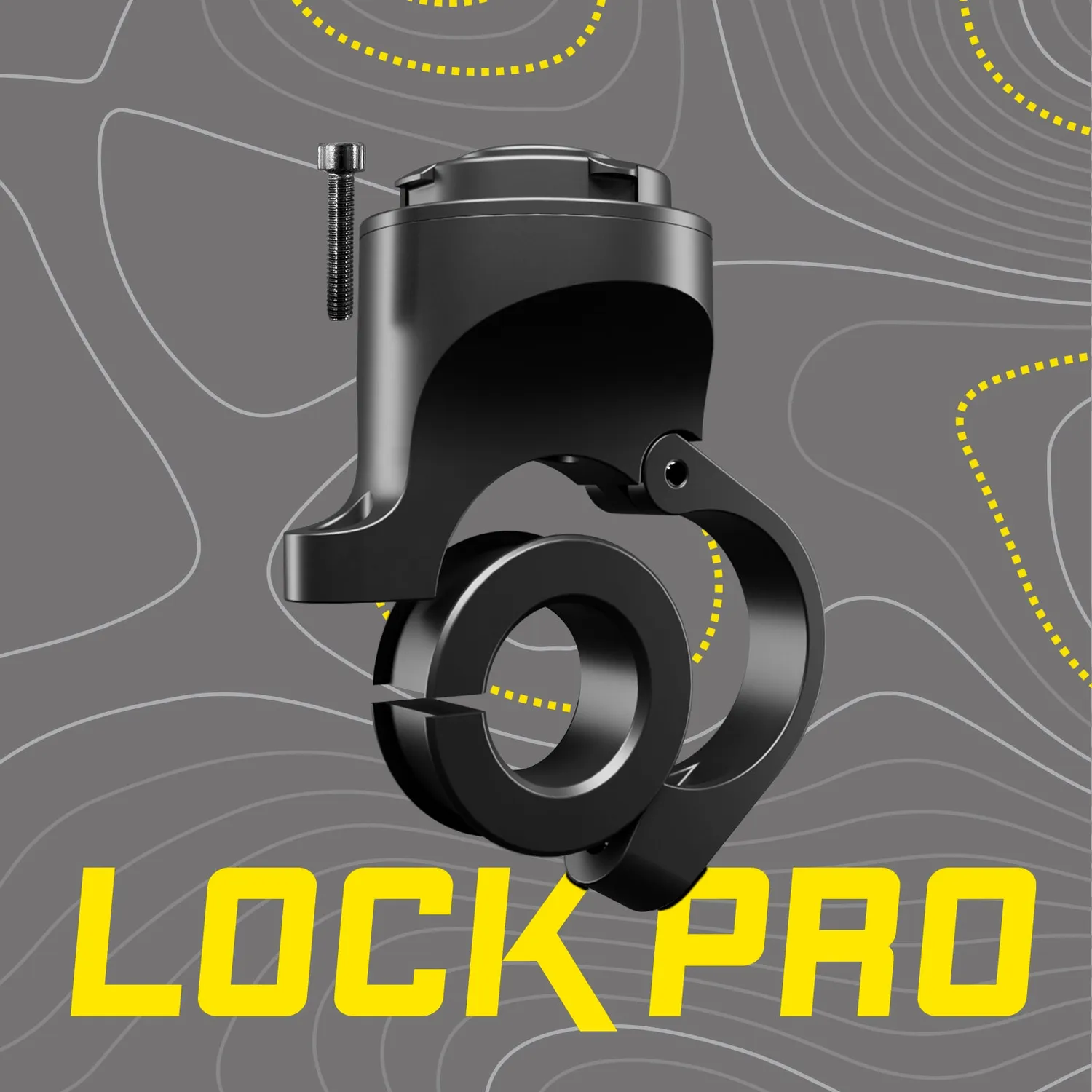 SBS Lock Pro Handyhalterung Fahrrad transparent schwarz
